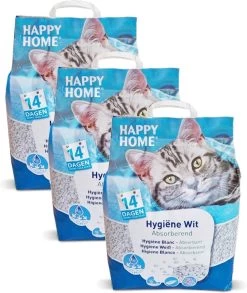 Happy Home White – Kattenbakvulling – 3 X 20 L