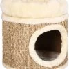 VidaXL Kattenhuis Met Luxe Kussen 33 Cm Zeegras