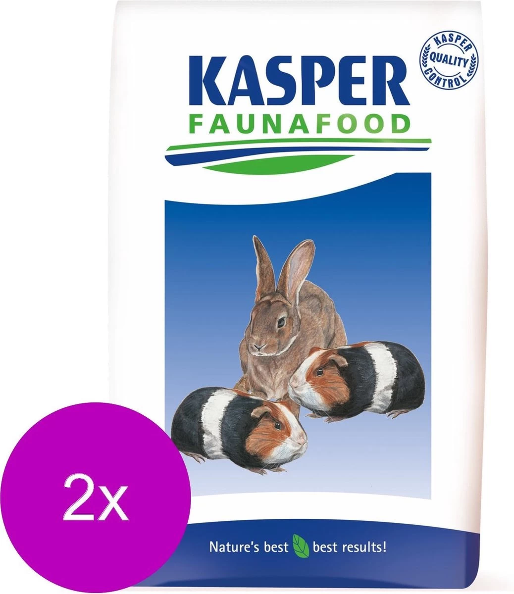 Kasper Faunafood Konijnenkorrel Hobby – Konijnenvoer – 2 X 20 Kg 1 Kasper Faunafood Konijnenkorrel Hobby – Konijnenvoer – 2 X 20 Kg