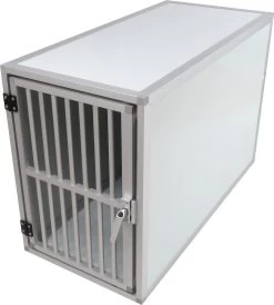 Hundos Pro Autobench Recht Model 100x47x67 Cm Met Spijlen