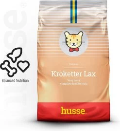 Husse Kroketter Lax – Kattenvoer – 2 X 2 Kg