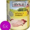 MAC’s Kattenvoer Natvoer Blik – 70% Gevogelte & Cranberry – 6 X 400g