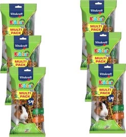 Vitakraft Cavia Kräcker Voordeelpak – Knaagdiersnack – 6 X 5 Stuks