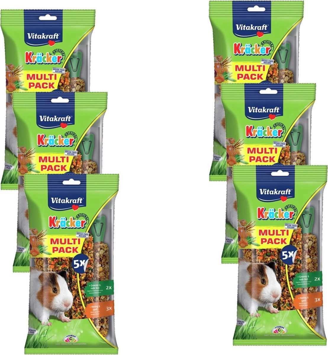 Vitakraft Cavia Kräcker Voordeelpak – Knaagdiersnack – 6 X 5 Stuks 1 Vitakraft Cavia Kräcker Voordeelpak – Knaagdiersnack – 6 X 5 Stuks