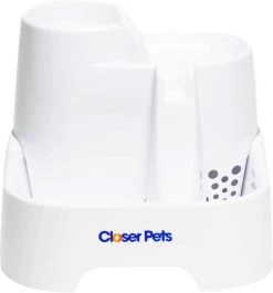 Closer Pets – Waterfontein Kat – Kattenfontein – Drinkfontein Kat – Fluisterstil – Poezen Fontein – Dieren Drinkbakken – Honden Fontein – 2 L