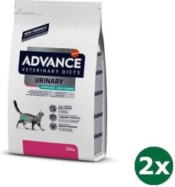 Advance Veterinary Diet Cat Urinary Sterilized Low Calory Kattenvoer 2x 2,5 Kg