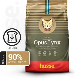 Husse Opus Lynx Graanvrij Kattenvoer – 2 X 2 Kg