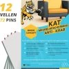 Tiger Guard Anti Krab Vellen – Anti Krab Katten – Krabpaal – Bankbeschermer Kat – 12 XXL Vellen