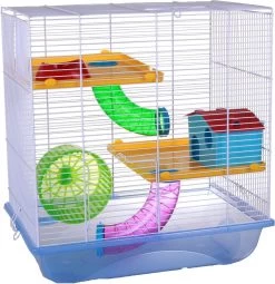 IMAC Kooi Imac Criceti7 Wit/blauw Tr 45x30x53,