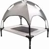 Nobby Honden Ligbed Chill Cool Met Parasol – Hondenstretcher – Grijs- 76x61x76cm