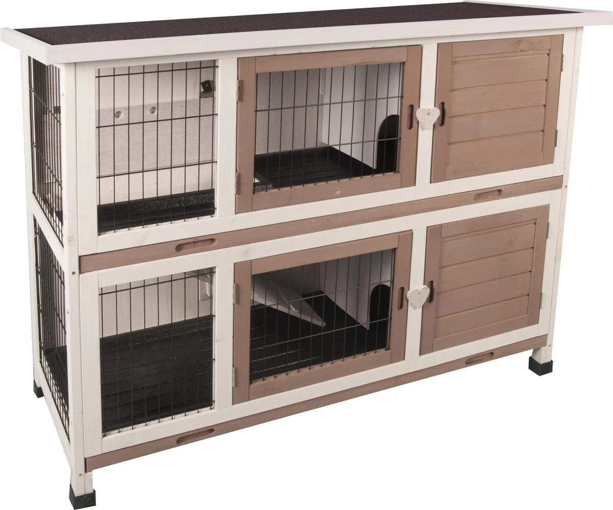 Flamingo Konijnenhok Combi 2 Urban 1 Flamingo Konijnenhok Combi 2 Urban