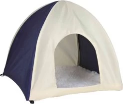 Trixie Knaagdierhuis Wigwam Nylon Donkerblauw / Beige 37x37x35 Cm