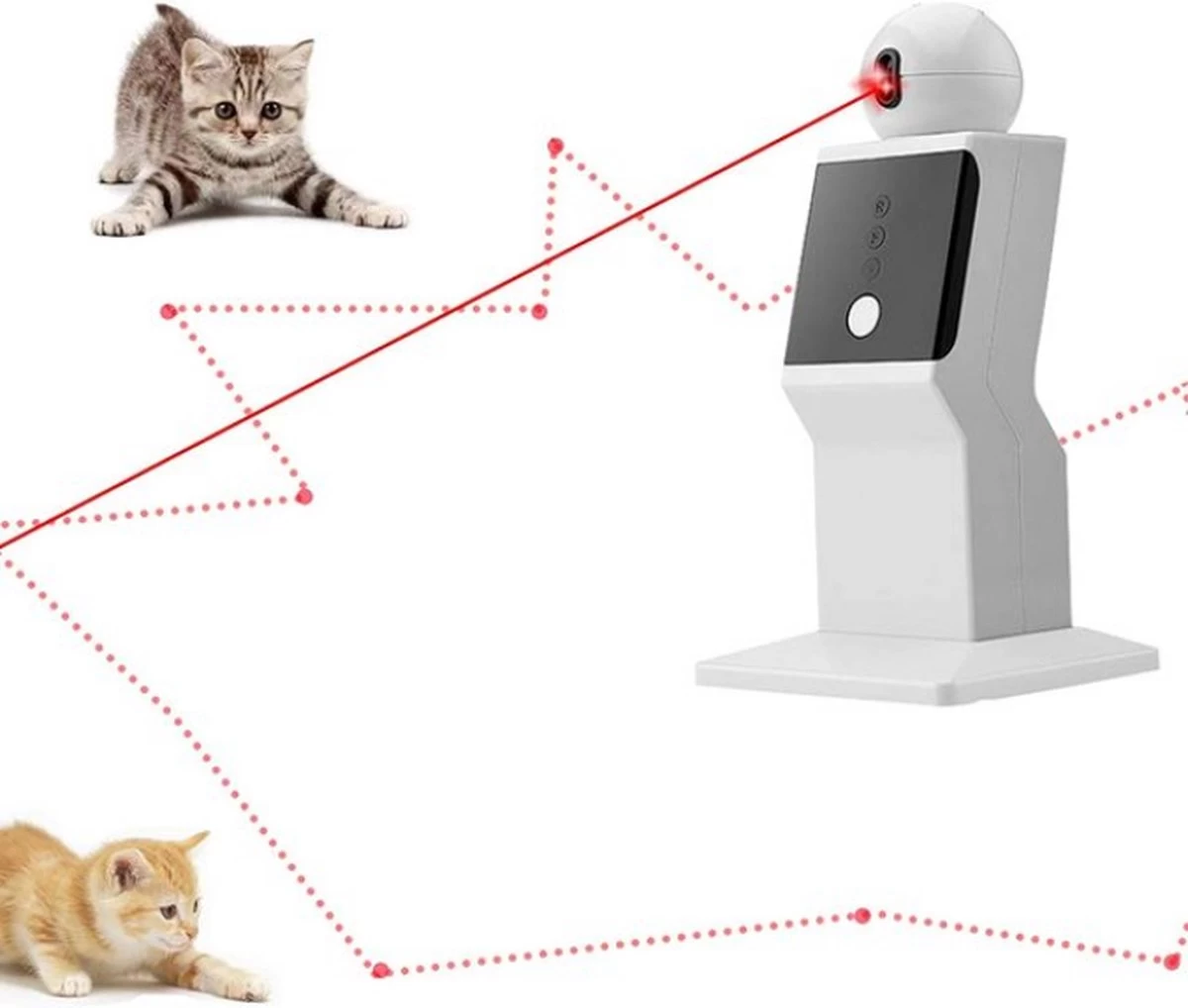 Automatish Laserlicht Voor Katten – Laserspeelgoed Voor Katten – Laserrobot Speelgoed Voor Katten 1 Automatish Laserlicht Voor Katten – Laserspeelgoed Voor Katten – Laserrobot Speelgoed Voor Katten