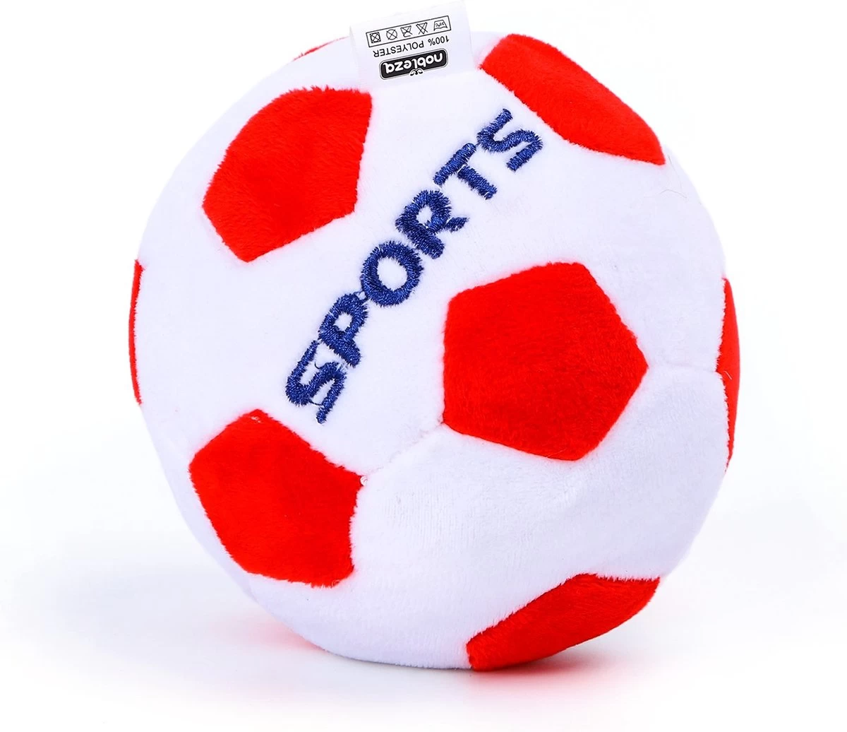 Nobleza Pluche Piepspeelgoed – Hondenknuffel – Hondenspeelgoed – Hondenbal – Speelbal Hond – Rood 1 Nobleza Pluche Piepspeelgoed – Hondenknuffel – Hondenspeelgoed – Hondenbal – Speelbal Hond – Rood