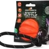Dog Comets Ball Swift Tuttle Met Touw – Duurzaam Honden Speelgoed – Stevige Honden Bal – Rubberen Bal – Geschikt Voor Honden – Hondenbal Voor Gezonder Tandvlees – Oranje – 6 Diameter
