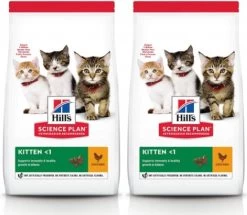 Hills 2x Hill’s – Feline Kitten Kip – Kattenvoer – 1.5kg