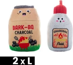 Petshop By Fringe Studio – 312043 – Hondenspeelgoed – Speelgoed Hond – Verjaardag Hond – Knuffel Hond – Honden Speelgoed – Hondenspeeltje – Pluche Speelgoed Hond – Pluche Hondenspeelgoed – BBQ