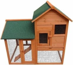 Topmast Konijnenhok Buitenhok Konijnenkooi – Woodland Landscape 115 X 78 X 113 Cm