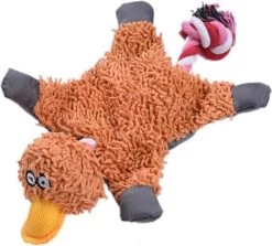 Hondenspeelgoed Eend – Honden – Puppy – Hondenspeeltjes – Intelligentie – Puppy Speelgoed – Oranje – Eend – Hondenspeeltje