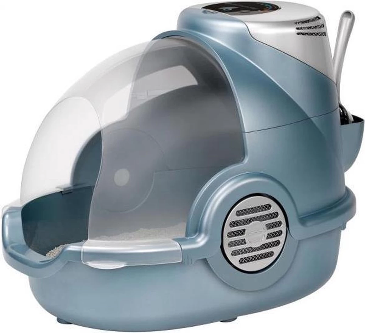 Oster® Oster Bionaire Kattenbak – Met Elektronisch Luchtfilter – Zilver – 61 X 36 X 46 Cm 1 Oster® Oster Bionaire Kattenbak – Met Elektronisch Luchtfilter – Zilver – 61 X 36 X 46 Cm