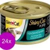 Gimpet ShinyCat – Kip/Garnaal – Kattenvoer – 24 X 70 G
