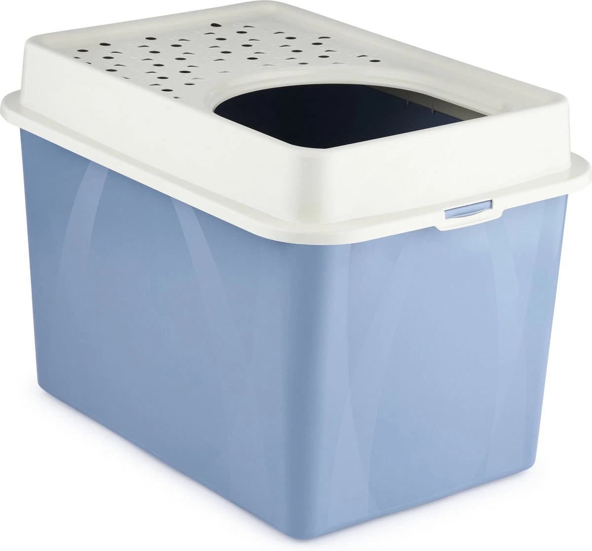 Rotho Berty – Kattenbak – Blauw/Zand 1 Rotho Berty – Kattenbak – Blauw/Zand