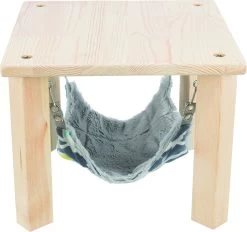 Trixie Schuilplaats Met Hangmat Sunny Assorti / Grijs 28x28x24 Cm