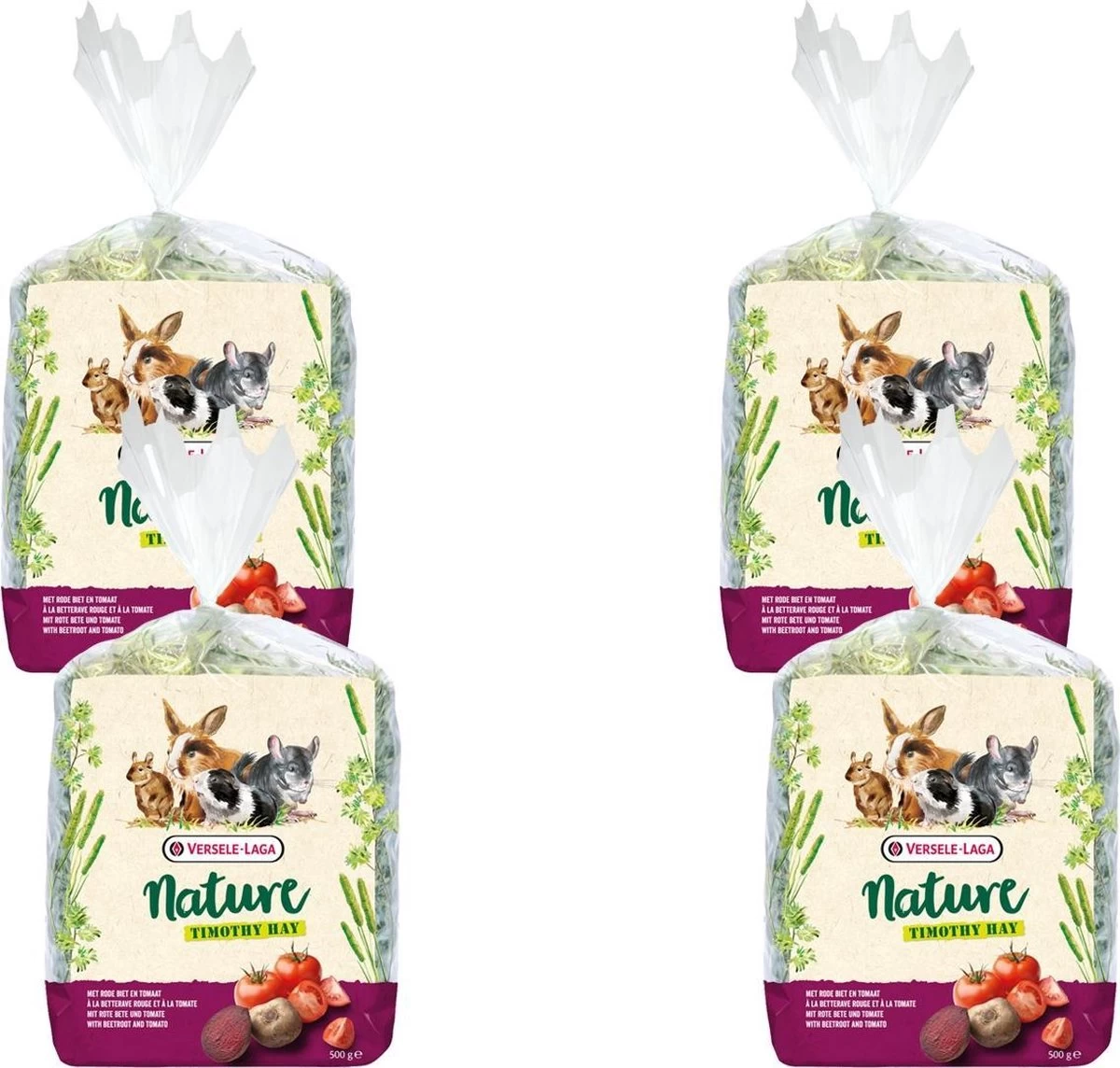 Versele-Laga Nature Timothy Hay – Ruwvoer – 4 X Biet Tomaat 500 G 1 Versele-Laga Nature Timothy Hay – Ruwvoer – 4 X Biet Tomaat 500 G