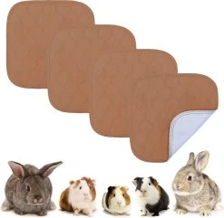 Cavia Bodembedekking En Konijnen VANESTE – 30×30 Cm – Bruin – 4 Stuks