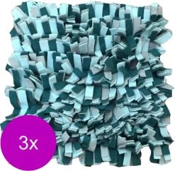 Adori Snack- En Speelmat – Speelgoed – 3 X 30×30 Cm Grijs Groen