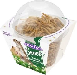 8x Puik Snacks Crunchy Meelwormen 40 Gr