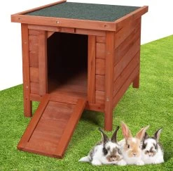 Nobleza Konijnenhok – Knaagdieren Kooi – Knaagdierhuis – 42 X 52 X 43 Cm – Bruin