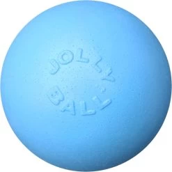 Jolly Ball Bounce-n Play – Honden Speelbal Met Appelgeur – De Perfecte Stuiterbal Met Bosbessengeur – Bijtbestendig – Baby Blauw – Ø 20 Cm