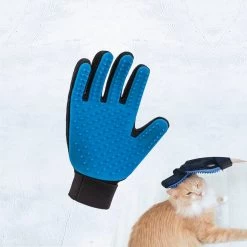 True Touch Huisdierhandschoen – Vachtverzorgingshandschoenen Voor Katten Honden – Huisdier Borstel – Massagehandschoen – Hondensalon – Handschoen Huisdier – Dierenborstel Handschoen