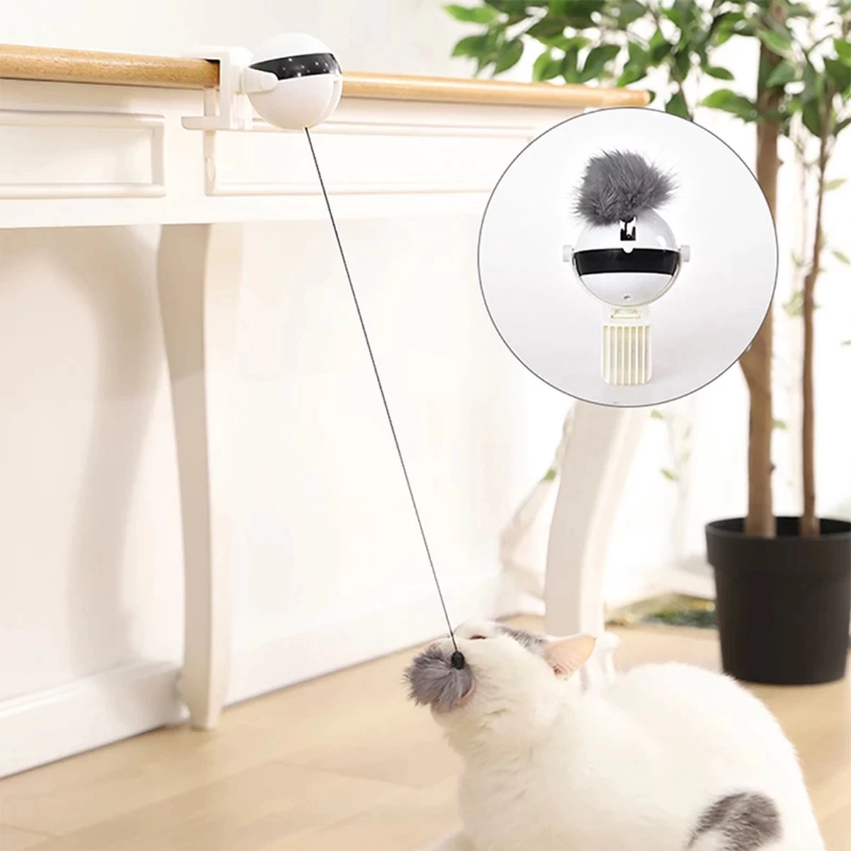 Elektrische Automatische Lifting Motion Kat Speelgoed – Interactieve – Puzzel Smart Pet Kat Teaser – Bal Pet Supply – Lifting Speelgoed 1 Elektrische Automatische Lifting Motion Kat Speelgoed – Interactieve – Puzzel Smart Pet Kat Teaser – Bal Pet Supply – Lifting Speelgoed