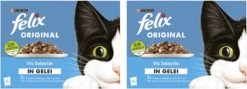2x Felix – Original Vis Selectie In Gelei – Kattenvoer – 12x85g