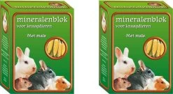 Mineralenblok Met Maïs – Knaagdierenvoer Per 2 Stuks