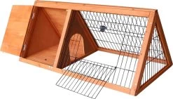 Topmast Fluffy Fields Konijnenren – 100 X 49 X 41 Cm – Konijnenhok Voor Buiten – Konijnenkooi – Konijnenhok