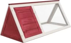 VidaXL Konijnenhok Hout Rood