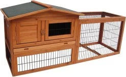 Flamingo – Konijnenhok Saar – Bruin – 155x53x70cm