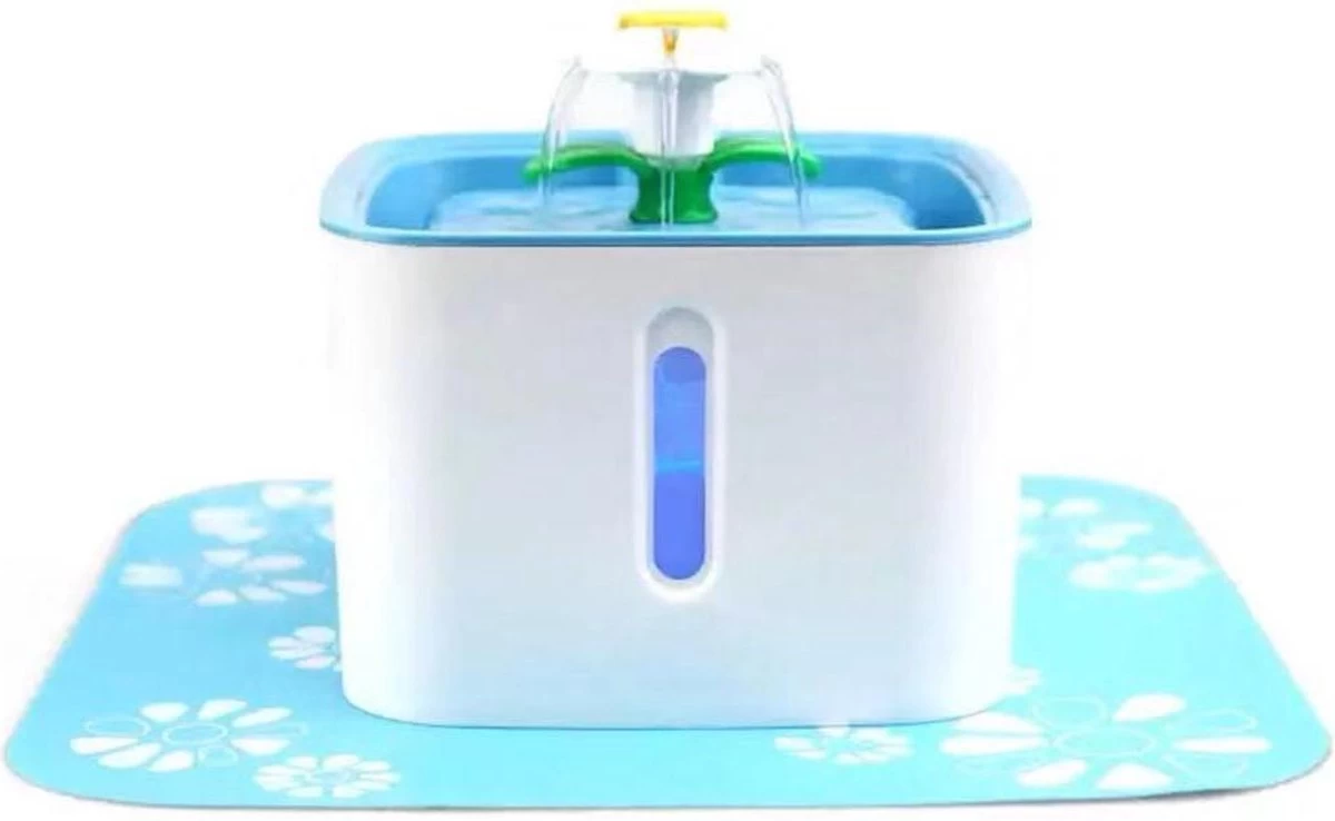 Sargon Drinkfontein Voor Katten En Honden – 2.5L – Met Led-Licht – Water Fontein – Dieren Drinkbakken – Incl. Filter 1 Sargon Drinkfontein Voor Katten En Honden – 2.5L – Met Led-Licht – Water Fontein – Dieren Drinkbakken – Incl. Filter