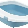 Trixie Kattenbak Primo Met Rand Grijs / Wit – XXL 71X56X25 CM