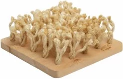 Bunny Nature Snuffleboard Hout Met Sisal 24,5×24,5×10,8 Cm