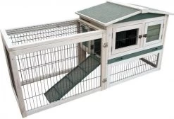 Duvo Konijnenhok Lambert – 155 X 53 X 70 Cm – Wit