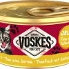 Voskes Kattenvoer Nat Tonijn Met Geelstaart – 24x 85gr – Voordeelverpakking