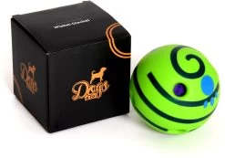 Dogs&Co Interactieve Speelbal – Wiebel-Giechel Speelbal Voor De Hond 14cm