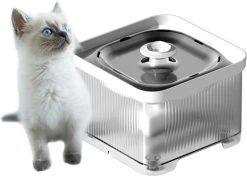 Pets Pride Drinkfontein Kat & Hond – Waterfontein 3L – Keramische Pomp – Stille Kattenfontein