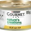 Gourmet Nature’s Creations – Kattenvoer Natvoer – Kip – 24 X 85