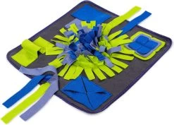 Navaris Snuffelmat Denkspel Voor Honden – Snuffeltapijt Voor Huisdieren – 45×45 Cm – Verstop Brokken Of Snoepjes Voor Hond Of Kat – Traint De Reukzin