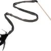 Nobleza Kattenhengel Met Veren – Kattenspeelgoed – Speelstok Kat – Speelhengel Kat – Katten Speelhengel – Kattenspeelstok – Hengel Kat – Knisperend Kattenspeeltje – Bruin